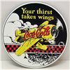 Image 1 : 13200 - COCA-COLA PORCELAIN ON METAL ADVERTISING MAGNET