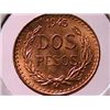 Image 1 : 1945 Gold Mexican Two Pesos BU