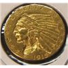 Image 1 : 1915 2 1/2 DOLLAR GOLD INDIAN