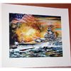 Image 1 : Kamil Kubik, The USS New Jersey In Action, Signed SS
