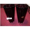 Image 2 : PAIR OF VINTAGE ANCHOR HOCKING ROYAL RUBY VASES