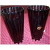 Image 3 : PAIR OF VINTAGE ANCHOR HOCKING ROYAL RUBY VASES