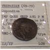 Image 3 : RARE ANCIENT COIN "VESPASIAN (69-79) DUPONDIUS EXTRA FINE -VERY FINE CONDITION