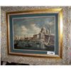 Image 1 : ALDO GROSSI VINTAGE/ ANTIQUE ORIGINAL OIL ON CANVAS PAINTING "GUARDI ISOLA ST. GIORGIO" I.13T X 15W