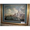 Image 2 : ALDO GROSSI VINTAGE/ ANTIQUE ORIGINAL OIL ON CANVAS PAINTING "GUARDI ISOLA ST. GIORGIO" I.13T X 15W