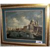 Image 3 : ALDO GROSSI VINTAGE/ ANTIQUE ORIGINAL OIL ON CANVAS PAINTING "GUARDI ISOLA ST. GIORGIO" I.13T X 15W