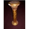Image 1 : FINE GILT MARBLE TOP PEDESTAL