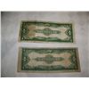 Image 2 : (2X$) U.S LARGE $1 SILVER CERTIFICATES SERIES 1923 "LAST OF THE LARGE BILLS"