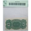 Image 4 : EXTREMELY RARE  1857-1863  'NEW' 15C FRACTIONIAL CURRENCY, GRADED  62 PPQ. GORGEOUS NOTE