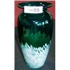 Image 2 : FROSTED GREEN ART GLASS VASE