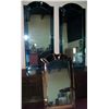 Image 2 : LOT OF (3) ART DECO STYLE MATCHING WALL MIRRORS
