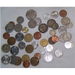 FORIEGN COIN LOT W/ LOTS OF SILVER INCLUDED