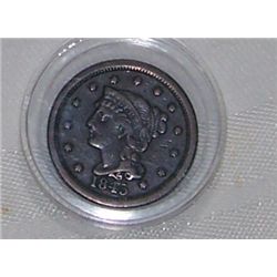 1845 U.S LARGE CENT EXTREMELY FINE CONDITION