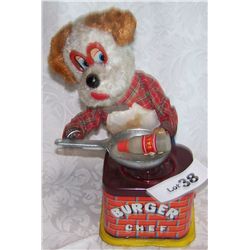 RARE "BURGER CHEF"  VINTAGE/ ANTIQUE TIN TOY