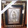 Image 1 : PAOLO SCHIRALDI  .925 STERLING SILVER "SANTISMA VIRGEN DEL GUADALUPE" FRAMED BAS RELIEF