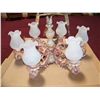 Image 2 : WROUGHT IRON CUSTOM  (6) LAMP CHANDELIER, NEW