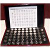 Image 2 : BRILLIANT UNCIRCULATED DISPLAY OF 1999-2009 U.S QUARTERS IN DISPLAY BOX