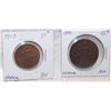 Image 2 : (2X$) RARE FRENCH 5 & 10 CENTEME AU & BRILLIANT UNCIRCULATED CONDITION