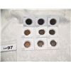 Image 2 : (9X$) VERY RARE EARLY CANADIAN LARGE CENTS VF-AU CONDITION 1859-1916