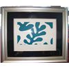 Image 1 : HENRI MATISSE, ORIGINAL CUSTOM FRAMED LIMITED EDITION LITHOGRAPH #188/275, PRINTED IN PARIS