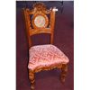 Image 1 : GORGEOUS HAND CARVED, ANTIQUE STYLE  UPHOLSTERED CHAIR
