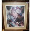 Image 1 : GORGEOUS, FINE ART LITHOGRAPH, SIGNED & NUMBERED, 199/300, CUSTOM FRAMED 31t X 27W