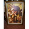 Image 2 : NOAH "LILLIES & GLOW"  SIGNED AND NUMBERED ORIGINAL CUSTOM FRAMED GICLEE, 394/395  49T X 36W