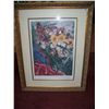 Image 2 : MARC CHAGALL "LES SOUCIS" 2000. 50t X 40W CUSTOM FRAMED . WITH COA, 369/500