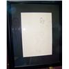 Image 1 : CHICK BRAGG, ORIGINAL PENCIL DRAWING "TENNIS BACKHAND FORM" 14TX 10 IMAGE, FRAMED 24T X 20W  W/ COA