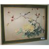 Image 1 : CHINESE HANDPAINTING ON SILK, FRAMED 21T X 28W