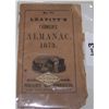 Image 1 : RARE LEAVITTS FARMERS ALMANAC, 1873 NO.77