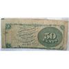 Image 2 : VERY RARE INDIAN WAR 1869-73  FRACTIONIAL CURRENCY 50C, EXCELLENT CONDITION