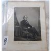 Image 1 : HISTORIC ANDREW JOHNSON, ANTIQUE ENGRAVING, UNFRAMED