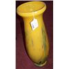 Image 1 : HAND BLOWN ART GALSS VASE FROM POLAND 26T X 8 D