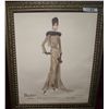 Image 1 : BARBIE FASHION MODEL LIMITED EDITION FRAMED PRINT, SIGNED BY ROBERT BEST 214/1000 FRAMED 24T X19W