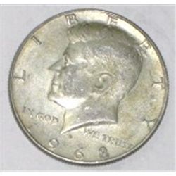 1968-D KENNEDY SILVER HALF U.S. DOLLAR *NICE EARLY KENNEDY*!!