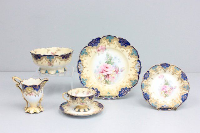 19th C. Austrian Porcelain Tea Set