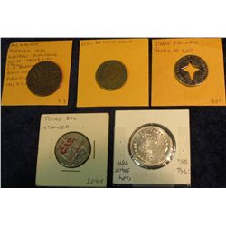 2. "The Stars Proclaim Glory of God" Token; "Ice/No Cash Value" Brass token; 2010 Stacks 75th Annive