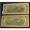 Image 2 : 4. (2) Series 1976 $2 Federal Reserve Note with Apr 13 1976 Elliot, Iowa Postmark (no stamp) & Atlan