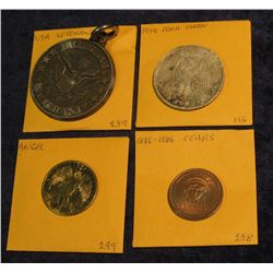 11. U.S.A. Veteran Medal Pendant with loop; 1886-1986 Sears Medal (made from authentic Statue of Lib