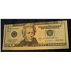 Image 1 : 36. Series 2004 $20 Federal Reserve Star Replacement Mint Error Top off-center Bank note. Very Rare.