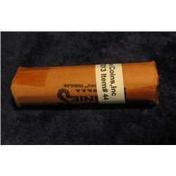 44. 1914 P Solid Date Roll of U.S. Lincoln Cents. Circulated.