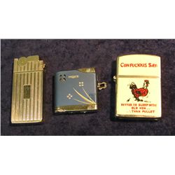 312. Prince Gas Bunny, A.S.R., & Nessor Cigarette Lighters.