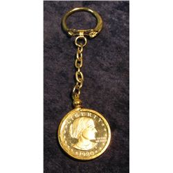 328. 1980 S Proof Susan B. Anthony Dollar Key ring.