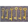 Image 2 : 334. Group of six different Skeleton Keys.