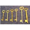 Image 1 : 335. Group of six different Skeleton Keys.