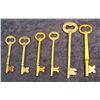 Image 2 : 335. Group of six different Skeleton Keys.