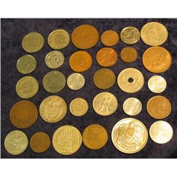 342. Group of (30) Various Foreign Coins.