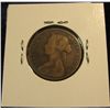 Image 2 : 792. 1862 Nova Scotia Large Cent. Key Date. VG.