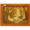 Image 1 : Framed watercolour of deer in forest by Eileen A. Soper, 18x13" £120-180...